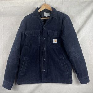 Carhartt WIP blue corduroy jacket small